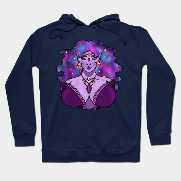 Galaxy gal Hoodie by Shred-Lettuce